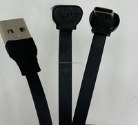 Ultra Slim Flat Ribbon Low Profile Abgewinkelt Typ C USB-Verlängerung daten Strom ladekabel Tablet-Ladekabel für Mobiltelefone