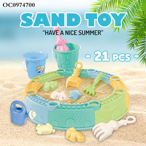 Nuovi Giocattoli da Spiaggia Ecologici per Bambini Estate 2024: Secchiello e Paletta per Costruire Castelli - Product Image 2