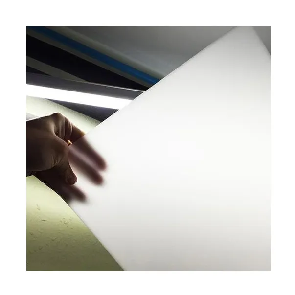 Feuille de diffuseur de lumière de plaque en plastique de polystyrène PS