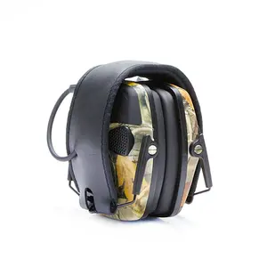 Electronic Shooting Ear Protection With Sound Amplification Slim Active Noise Reduction Earmuffs