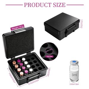 3ml 20-slots Wholesale Peptide Travel Case Plastic Peptide <b>Box</b> High Quality Custom Color Logo for <b>Small</b> Vial Sample Protection - Product Image 4