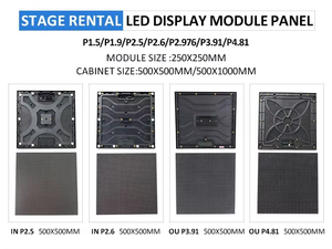 P3.91 Rental LED Display Outdoor High Brightness Fast Installation Die Cast Aluminum Screen for Concert P3.91 Outdoor LED Displa - Product Image 1