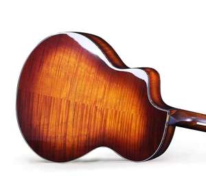 กีตาร์โปร่งคุณภาพสูง 40 นิ้ว บอดี้ไม้เมเปิล<span class=keywords><strong>ลา</strong></span>ยเสือแท้ ฟิงเกอร์บอร์ดไม้โรสวูด ผิวไม้ธรรมชาติขัดเงา รุ่น <span class=keywords><strong>SCG</strong></span>-90C 6 สาย - Product Image 5