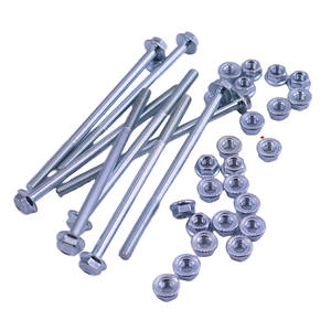 Juego de Pernos y Tuercas Hexagonales M6105, Paquete de 100 Piezas para Tornillos de Generador y Equipo Mecánico, Piezas y Accesorios Esenciales - Product Image 2