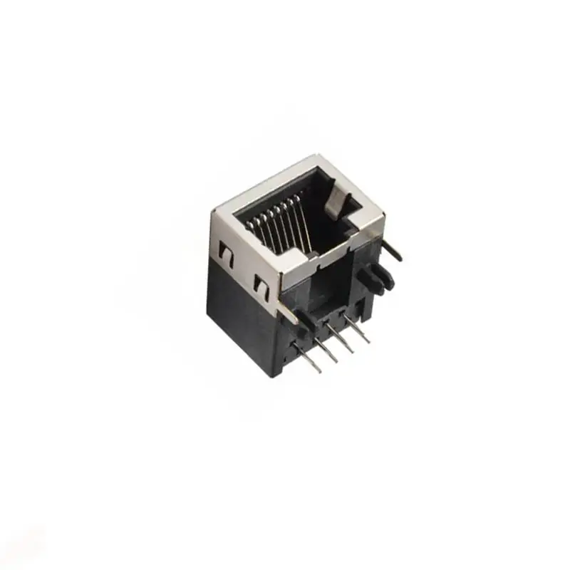 8 pins right angle 8p8c network rj45 female connector waterwroof rj45 coupler connector