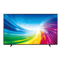 QLED Smart TVs 55 \ "65 \" LED Schwarz OEM Standard-TV-Ständer CE Rohs FCC AC 100V-240V/DC12V-kompatibler Flach bildschirm für Schwarz & Blau