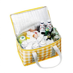 Sac isotherme pour pique-nique, grande capacité, isolé, pliable, en aluminium, résistant à l'eau, réutilisable, portable, écologique, pour le camping en plein air - Product Image 5