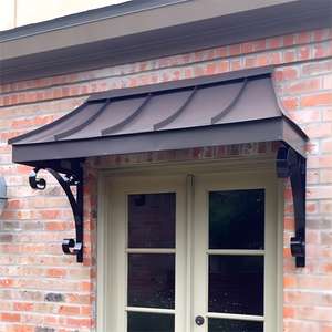 Металлический тент от производителя, железный навес, чугунные кронштейны, дизайн, китайский ветрозащитный чугун и сталь, Индивидуальный размер 30-40 дней - Product Image 4