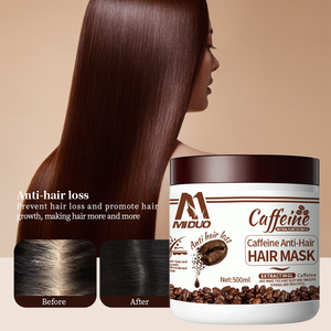 MIDUO OEM 500ML Fácil Hidratante Casero Rugoso Buena Glicerina Profesional Natural Home Hair Masque <span class=keywords><strong>para</strong></span> <span class=keywords><strong>cabello</strong></span> Afro seco - Product Image 4