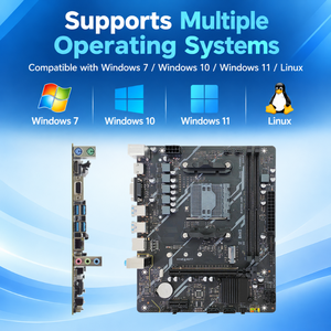Nueva Placa Base PANDL <span class=keywords><strong>B450</strong></span> Combo con CPU AMD Ryzen 5 3600X, Compatible con XMP, 2x DDR4 DIMM, PCIe 3.0 X16, NVME M.2 SSD, SATA 3.0 - Product Image 6