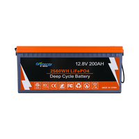 Baterai Lithium Ion LiFePO4 12V200Ah Tenaga Surya Bersertifikasi UL1973 ETL