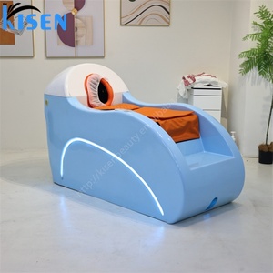 KISEN Cama de Masaje Eléctrica Automática 4D Profesional de Cuerpo Completo de Lujo para Lavado de Cabello y Spa Capilar con Calefacción - Product Image 2