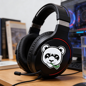 Autocollants personnalisés imperméables en vinyle découpés pour casques et consoles de jeu – Impression d'autocollants adhésifs sur mesure - Product Image 6