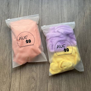 ถุงซิปล็อคแบบฝ้า ขนาด 18x25 ซม. ราคาโรงงานถูก พร้อมตัวอย่างสินค้าฟรี ถุงพลาสติกซิปสำหรับบรรจุภัณฑ์เสื้อผ้า - Product Image 1