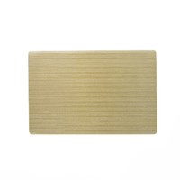 Set de table rectangulaire européen en PVC, couleur unie texturée, isolant thermique, pour cuisine et salle à manger