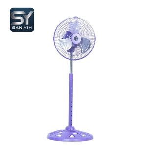 10 Inch Metal Grill 3 Aluminum Blade- Circle Hole base 110V <b>standing</b> <b>fan</b> for Industrial Commercial Home - Product Image 1