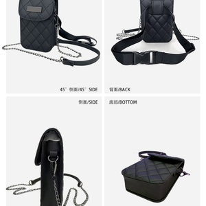 Boshiho - Bolso Bandolera Mini de Cuero Genuino con Diseño de Rombo, Estilo Moderno, Precio Razonable, para Sublimación - Product Image 4