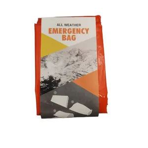 Saco de dormir de emergencia PE, saco térmico de supervivencia, uso como manta espacial de emergencia, equipo de supervivencia para exteriores