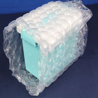 Coussin d'air en plastique film d'emballage à bulles d'air colonne d'air sac de protection en verre avec bon prix de l'usine