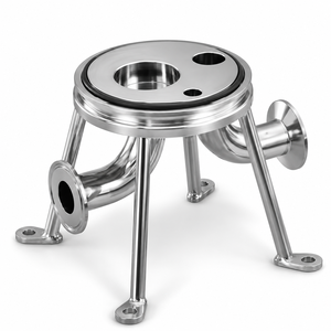 Matériel de traitement de l'eau, boîtier de filtre rond simple pour la transformation des boissons avec collier de serrage de 4 pouces - Product Image 6