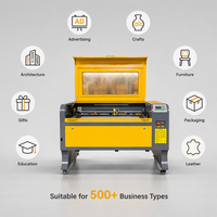 Machine de gravure et de découpe au laser CO2 ActionLasers 9060 80W 100W 130W 150W pour bois, acrylique, cuir, MDF CE FDA