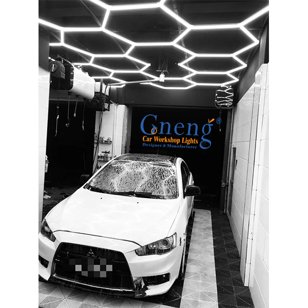 Customized Factory Price Hexagon Led Car Beauty Salon Lights for Room Decoration Exhibition Light