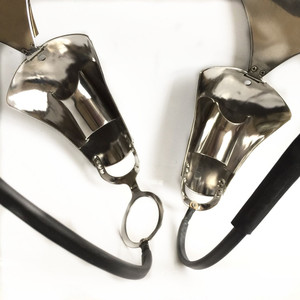 Cinturón <span class=keywords><strong>de</strong></span> Castidad Masculino con Bloqueo, <span class=keywords><strong>de</strong></span> Acero Inoxidable y Silicona, Dispositivo <span class=keywords><strong>de</strong></span> Restricción para Pene, Impermeable, Tamaño Ajustable, Color Negro Emperador - Product Image 2