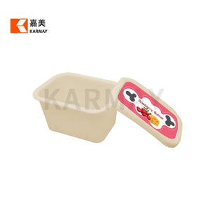 Boîte à beurre en plastique Iml Pp, Logo personnalisé carré, Promotion 200g - Product Image 4