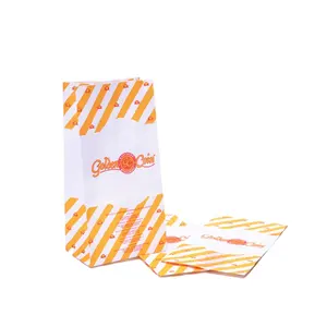 Bolsa de papel para sándwich francés papas fritas de bolsa de papel Mcdonalds bolsa de papel
