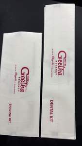 Kit de Afeitado Ecológico, Bolsa de Papel Brillante Vacía para Impresión a un Color, Sellada con Calor, Artículos de Aseo para Habitaciones de Hotel - Product Image 2