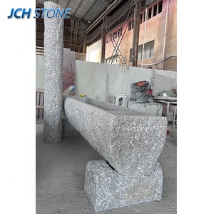 <span class=keywords><strong>Fontaine</strong></span> d'eau <span class=keywords><strong>en</strong></span> <span class=keywords><strong>pierre</strong></span> de granit naturelle décorative de jardin sur mesure, évier, pot, bac - Product Image 3