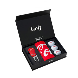 Balle de golf haute performance personnalisée en gros Serviette de golf Marqueur Tee Cadeaux Set Boîte Balle de golf - Product Image 2