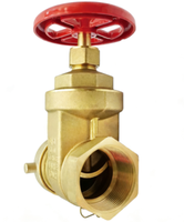 Robinet d'angle en laiton robuste NPT vert pour l'arrêt d'eau, accessoire d'équipement de lutte contre l'incendie