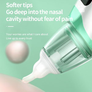 Aspirateur nasal électrique pour bébé en silicone souple personnalisable, outil de nettoyage du nez pour enfants avec musique - Product Image 3