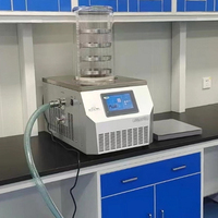 Mini Lyofilisator Droge Halal Zachte Zoete Snoep Laboratorium Droog Ijs Poeder Kleine Plantaardige Vacuüm Mini Vriesdroger