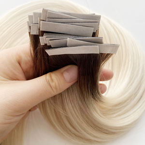 Extensions de cheveux à bandes adhésives, cheveux humains vierges chinois doublement tirés, <span class=keywords><strong>prix</strong></span> de gros, nouvelle tendance 2025, extensions de cheveux à bandes adhésives, trame unique - Product Image 6