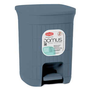 Cubo de basura para baño (6Lt) con tapa de pedal DOMUS HOME COLLECTION Azul ahumado 90403 - Product Image 2