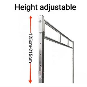 중국 뜨거운 판매 금속 스테인레스 스틸 고기 매달려 랙 프레임 선반 훈제 돼지 고기 쇠고기 양고기 베이컨 햄 보존 고기 - Product Image 5