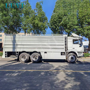 Nouveau <span class=keywords><strong>camion</strong></span> <span class=keywords><strong>de</strong></span> livraison longue distance Shancman 6X4 8X4, châssis 6 roues, ABS, boîte, poids lourd, léger, avec porte enroulable - Product Image 4