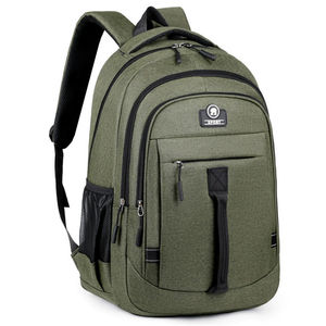 Sacs à dos d'étudiant décontractés pour hommes, sacs à dos de randonnée en plein air, sacs à dos noirs simples pour <span class=keywords><strong>le</strong></span> collège - Product Image 5