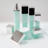 Grosir kemasan kosmetik mewah 30ml 50ml 100ml 120ml 30g 50g toples plastik akrilik dan botol