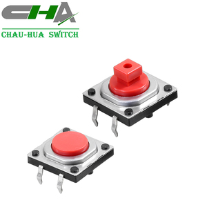 Nút màu vàng SMD SMT thông qua lỗ tact chuyển đổi CHA c1201 loạt <span class=keywords><strong>Tactile</strong></span> chuyển đổi - Product Image 1