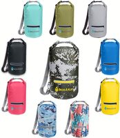 Bolsa Impermeable Ligera de 2-30l, Mochila con Cierre Enrollable, Logotipo Premium, Bolsa de Malla de PVC para Senderismo, Bolsa Impermeable para Botas, Botiquín de Primeros Auxilios
