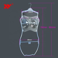 Ensemble soutien-gorge et sous-vêtements, plastique transparent et personnalisé, à la mode