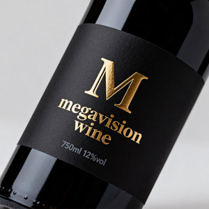 Etiquetas de Vino de Papel Blanco con Logotipo Dorado UV de Alta Calidad, Diseño Personalizado, Impresión Offset, Relieve Dorado 3D - Product Image 4