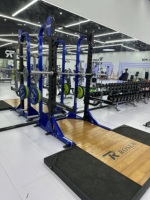 Équipement de gymnastique commercial ROSEN Sport Fitness haltérophilie entraîneur multifonctionnel HD demi-support longue Base 400kg utilisateur maximum