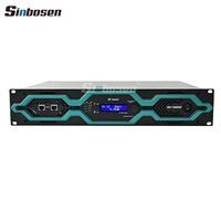 Amplificateur de puissance alimenté par DSP SR4-1800 avec processeur audio professionnel 4 canaux 1800W 100V~240V