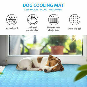 Esterilla de verano para perros y gatos, colchón con autoenfriamiento, cojín para mantener la cama fresca - Product Image 2
