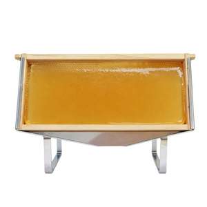 Extractor de Miel de Acero Inoxidable con Bandeja Autodrenante para una Recolección Eficiente de Miel en Panal - Product Image 1
