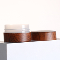 Pot cosmétique double couche en PP 100g 120g avec couvercle en bois pour emballage de soins de la peau – Fournisseur